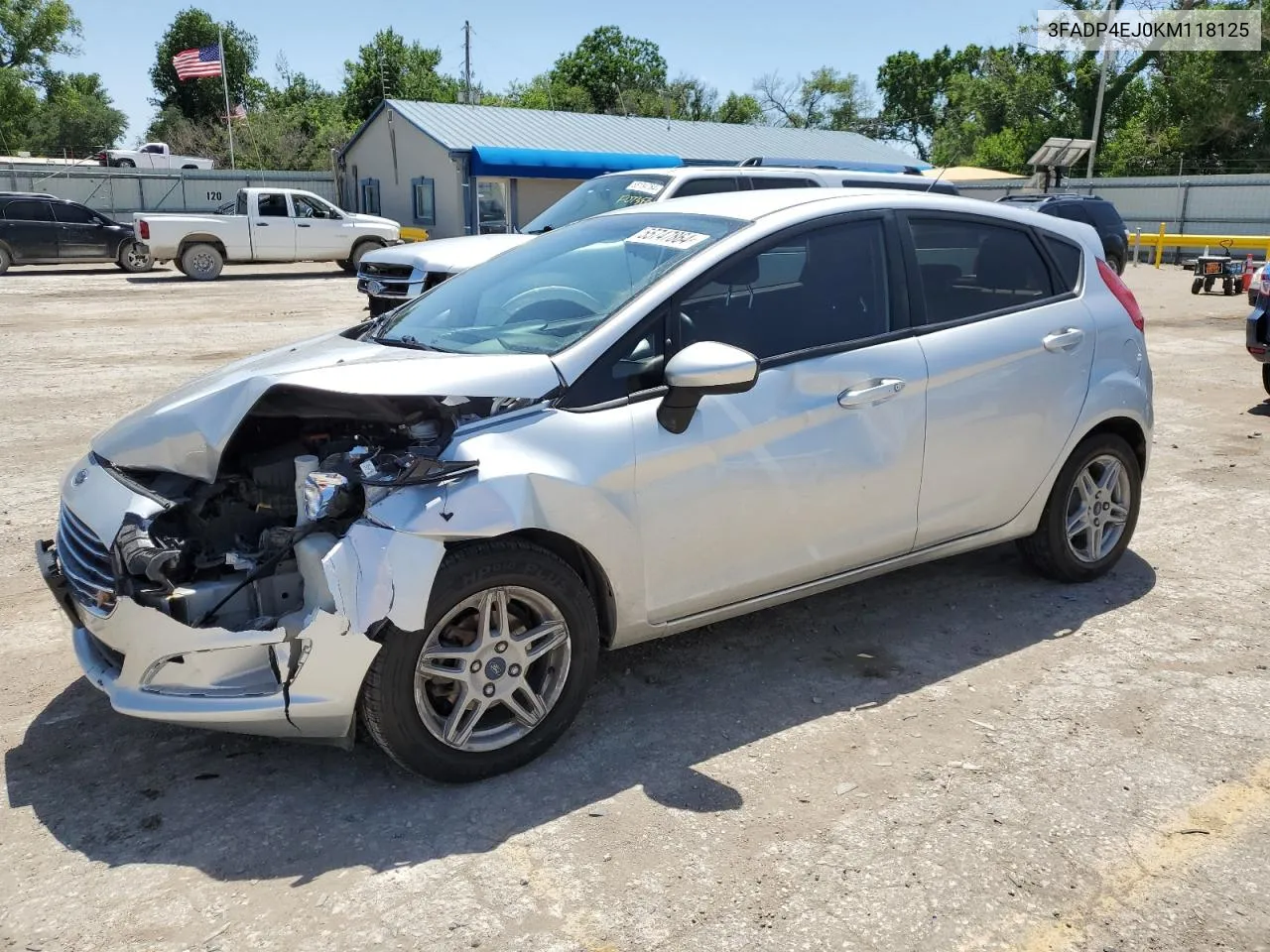 2019 Ford Fiesta Se VIN: 3FADP4EJ0KM118125 Lot: 55747864