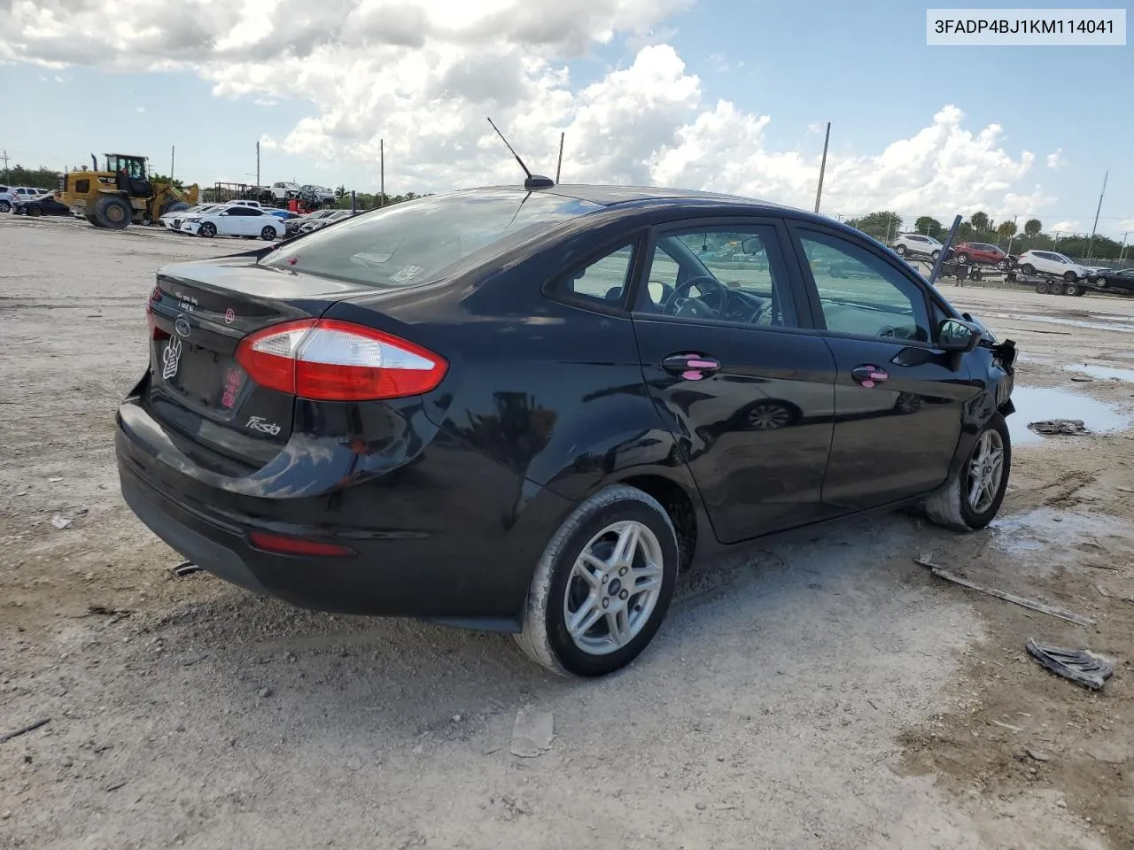 2019 Ford Fiesta Se VIN: 3FADP4BJ1KM114041 Lot: 55812124