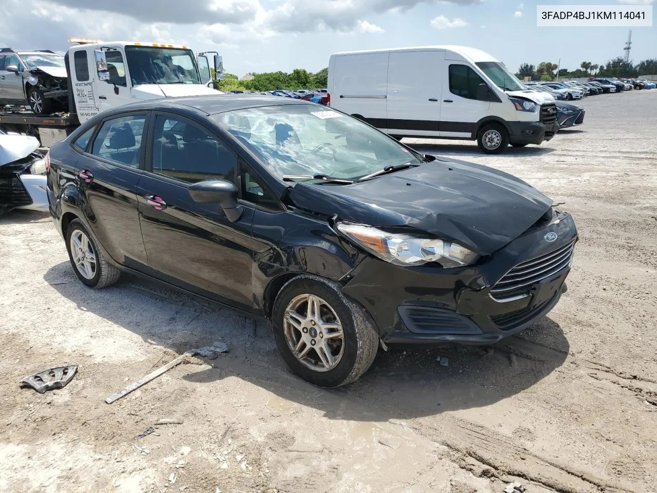 3FADP4BJ1KM114041 2019 Ford Fiesta Se