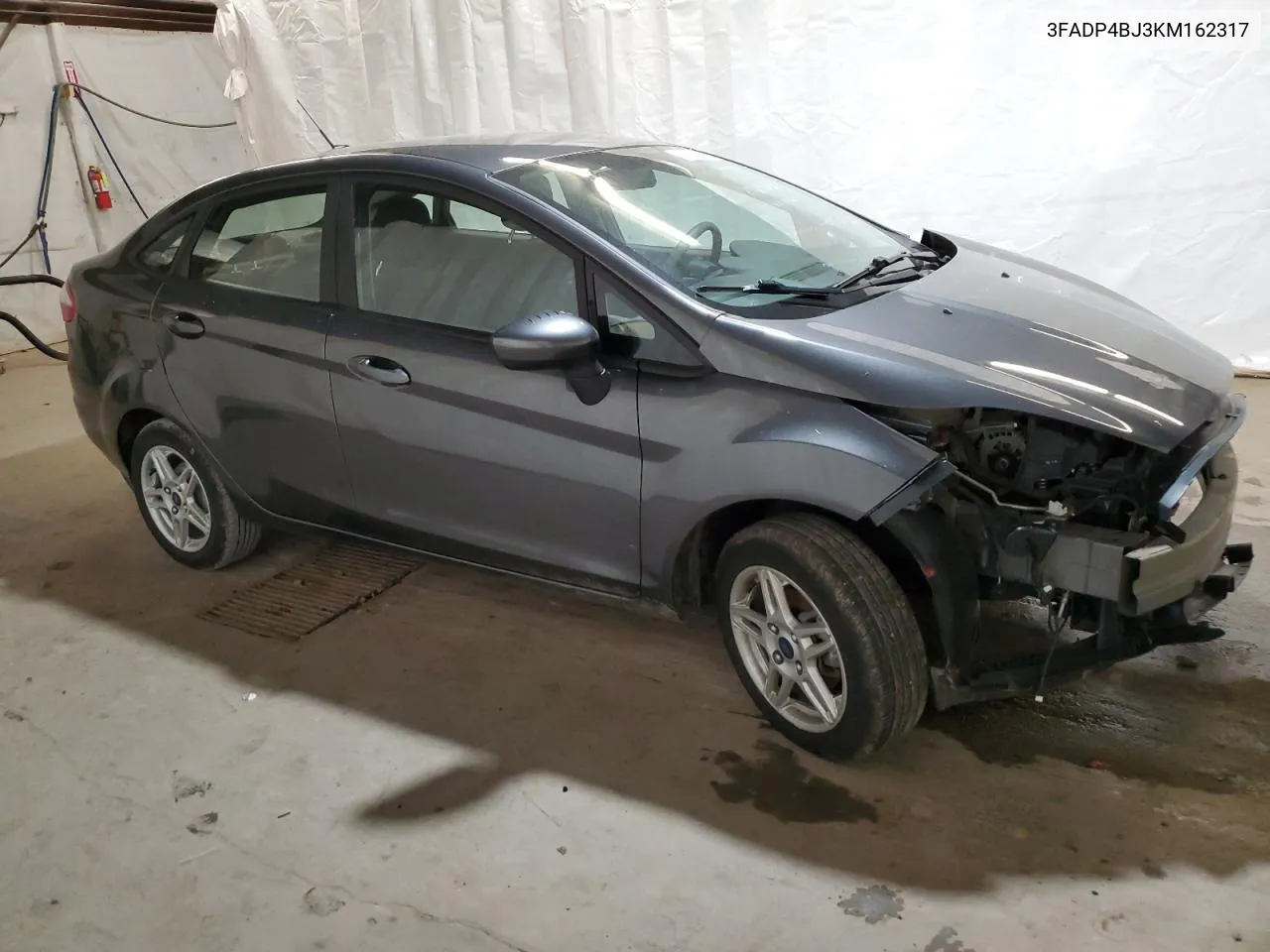 2019 Ford Fiesta Se VIN: 3FADP4BJ3KM162317 Lot: 55898434