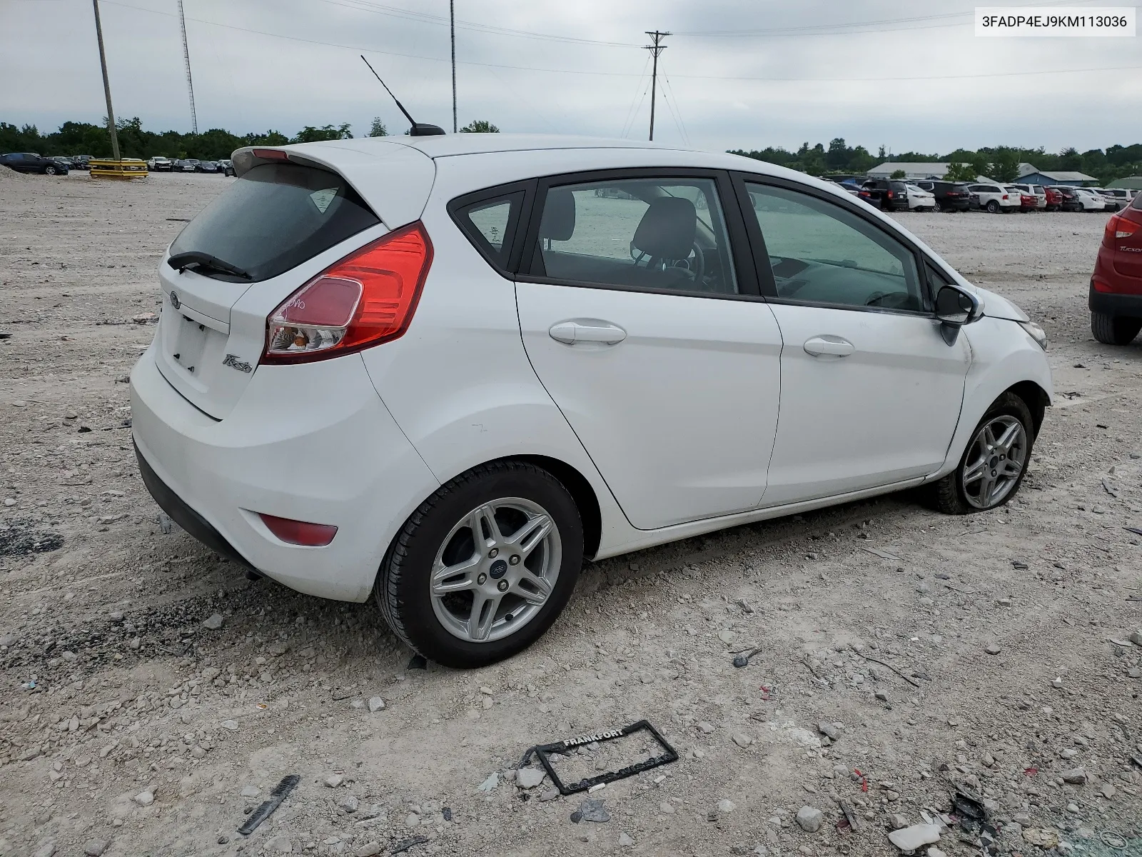 2019 Ford Fiesta Se VIN: 3FADP4EJ9KM113036 Lot: 55935064