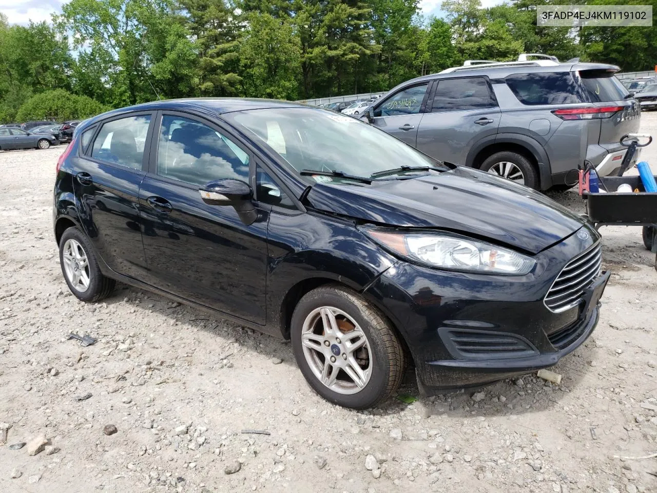 2019 Ford Fiesta Se VIN: 3FADP4EJ4KM119102 Lot: 56134044