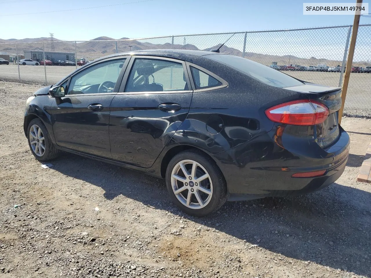 3FADP4BJ5KM149794 2019 Ford Fiesta Se