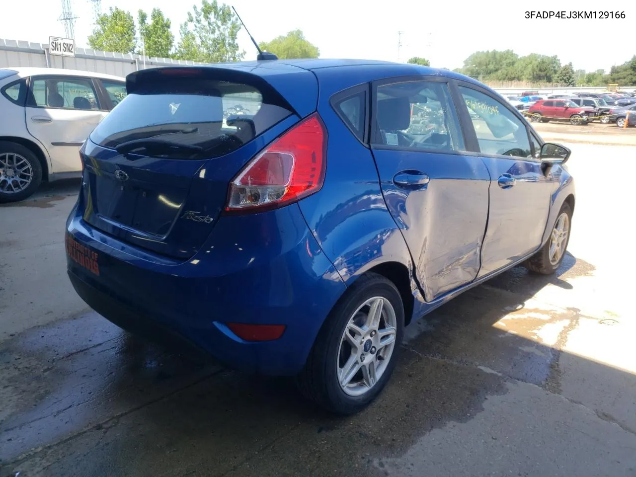 2019 Ford Fiesta Se VIN: 3FADP4EJ3KM129166 Lot: 56159104