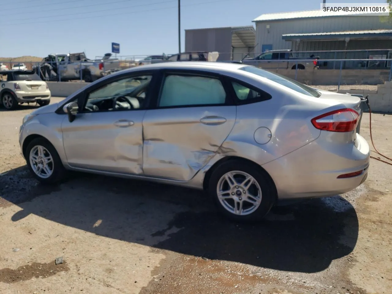 2019 Ford Fiesta Se VIN: 3FADP4BJ3KM110816 Lot: 56249334