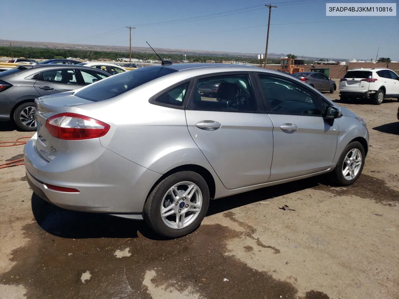 2019 Ford Fiesta Se VIN: 3FADP4BJ3KM110816 Lot: 56249334