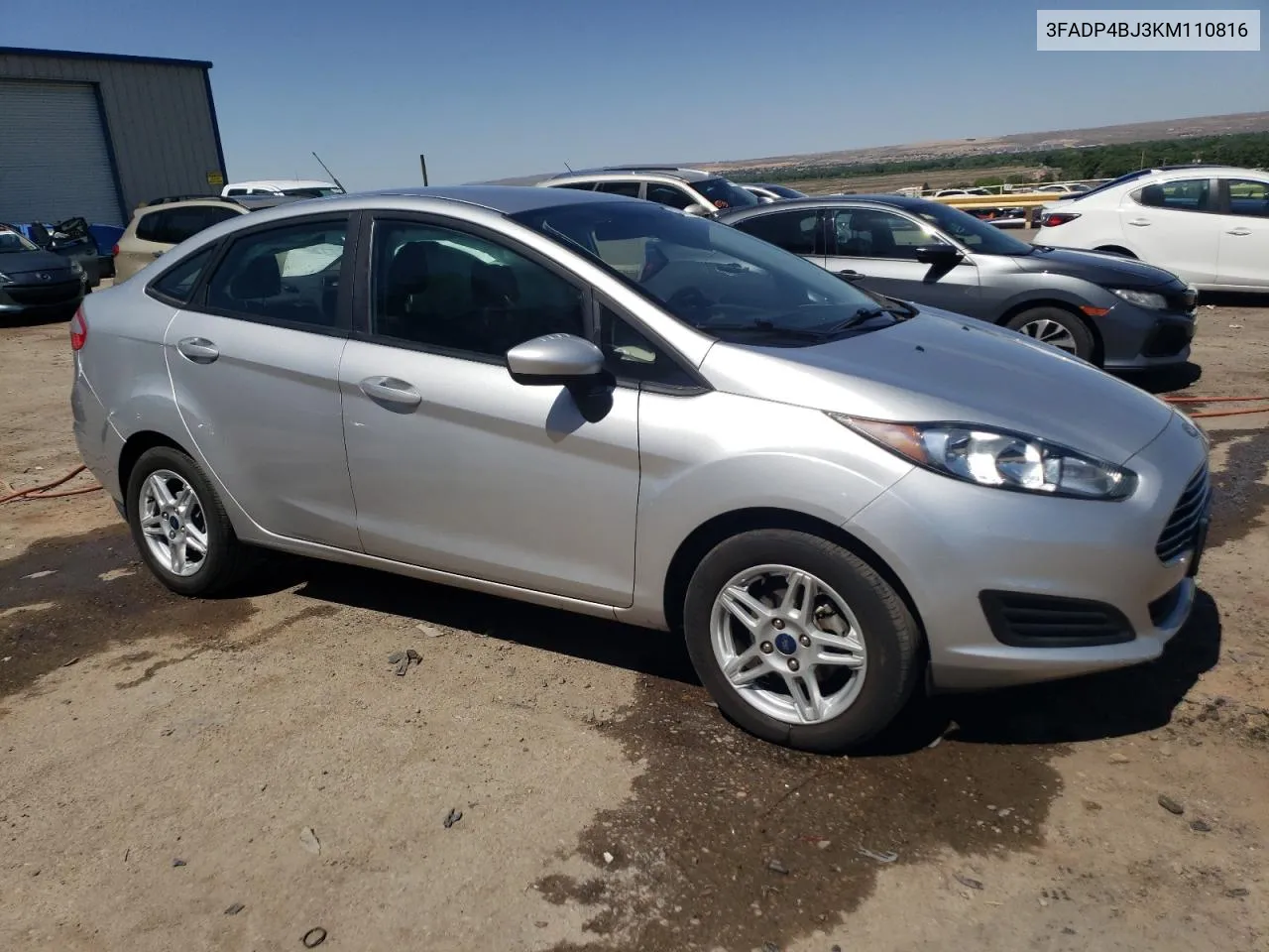 2019 Ford Fiesta Se VIN: 3FADP4BJ3KM110816 Lot: 56249334