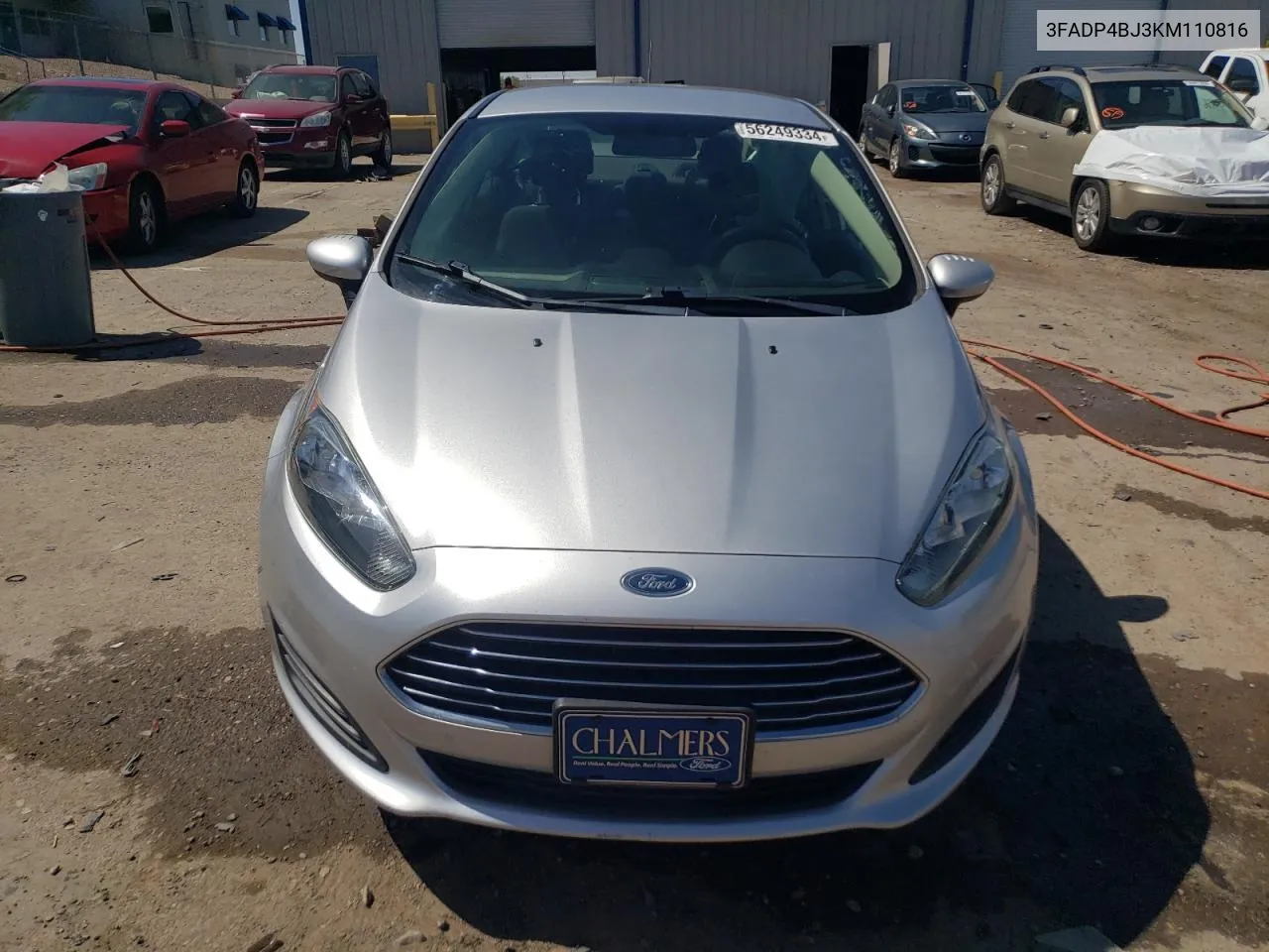 2019 Ford Fiesta Se VIN: 3FADP4BJ3KM110816 Lot: 56249334