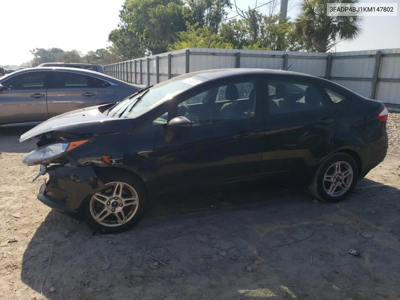 2019 Ford Fiesta Se VIN: 3FADP4BJ1KM147802 Lot: 56748264