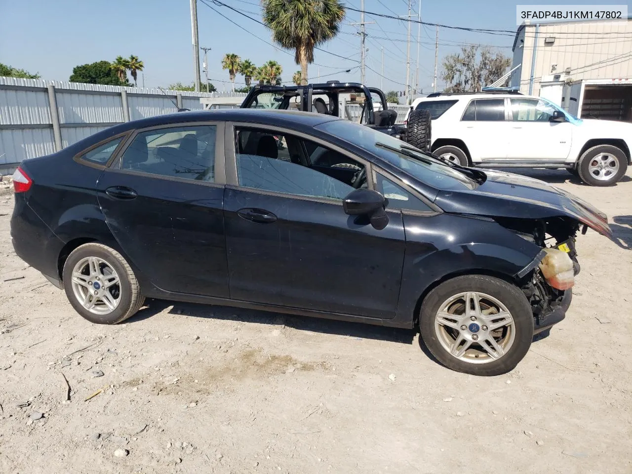 2019 Ford Fiesta Se VIN: 3FADP4BJ1KM147802 Lot: 56748264