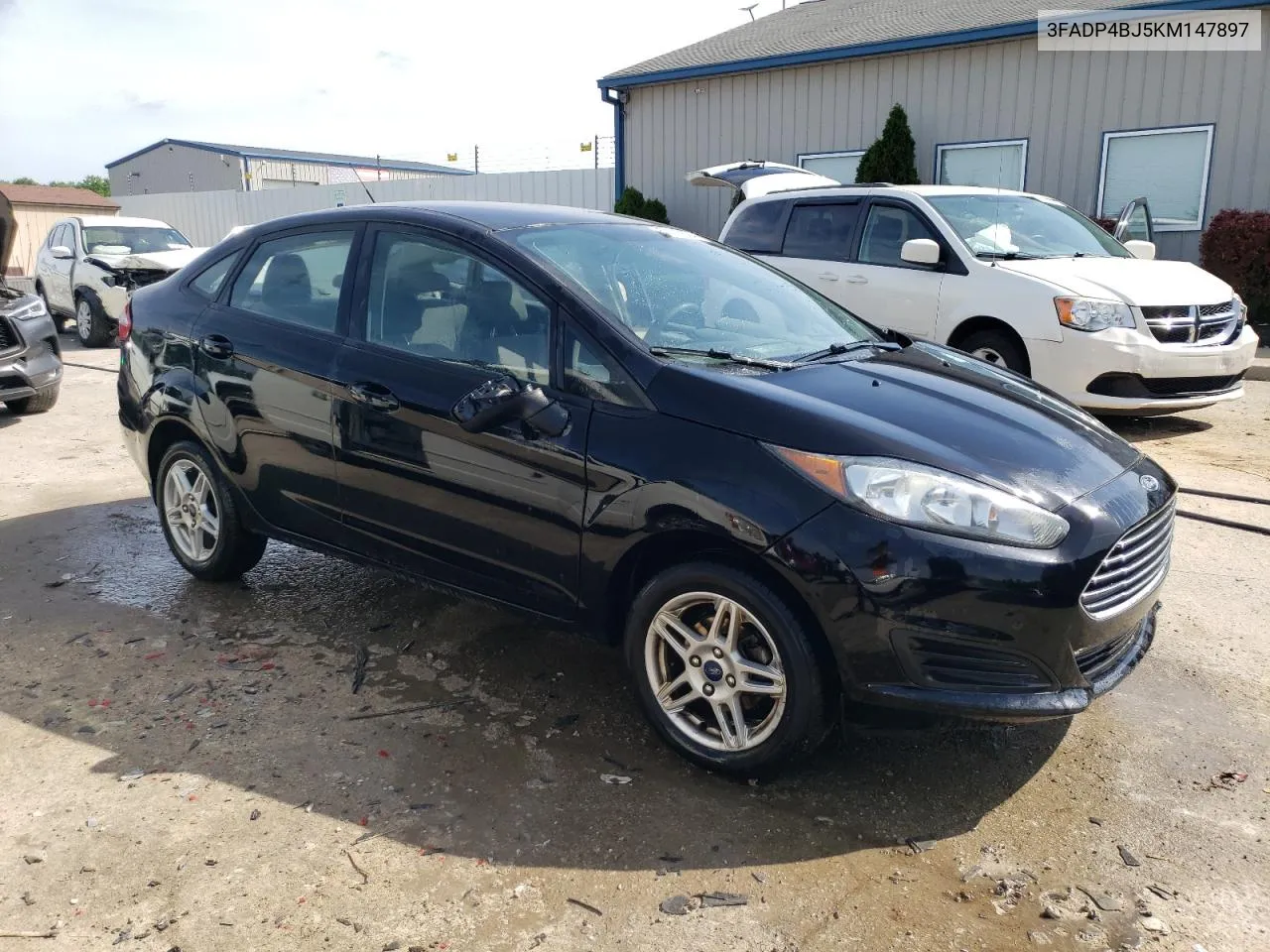 2019 Ford Fiesta Se VIN: 3FADP4BJ5KM147897 Lot: 57272624