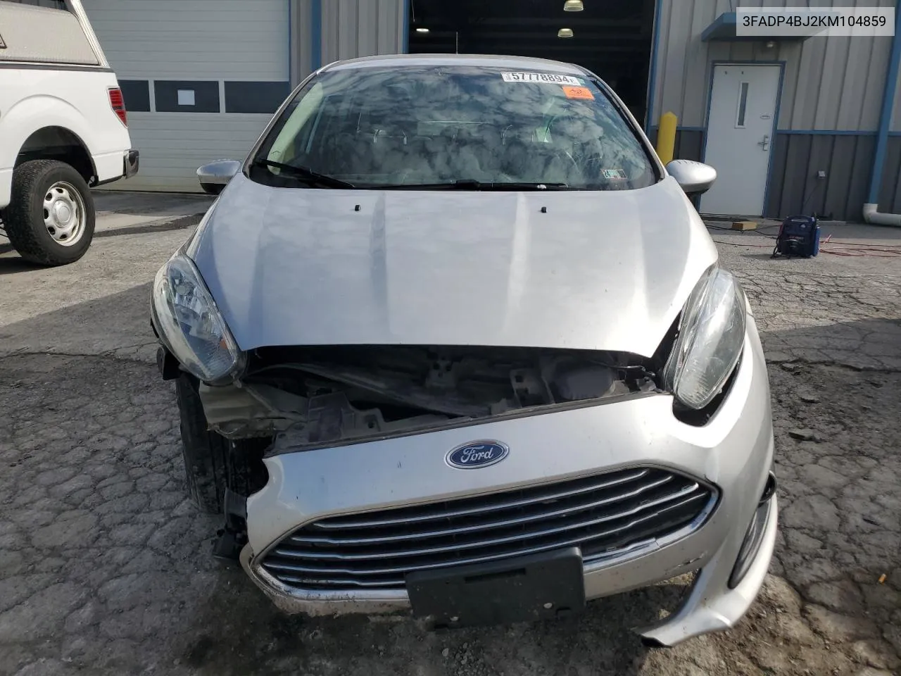 2019 Ford Fiesta Se VIN: 3FADP4BJ2KM104859 Lot: 57778894