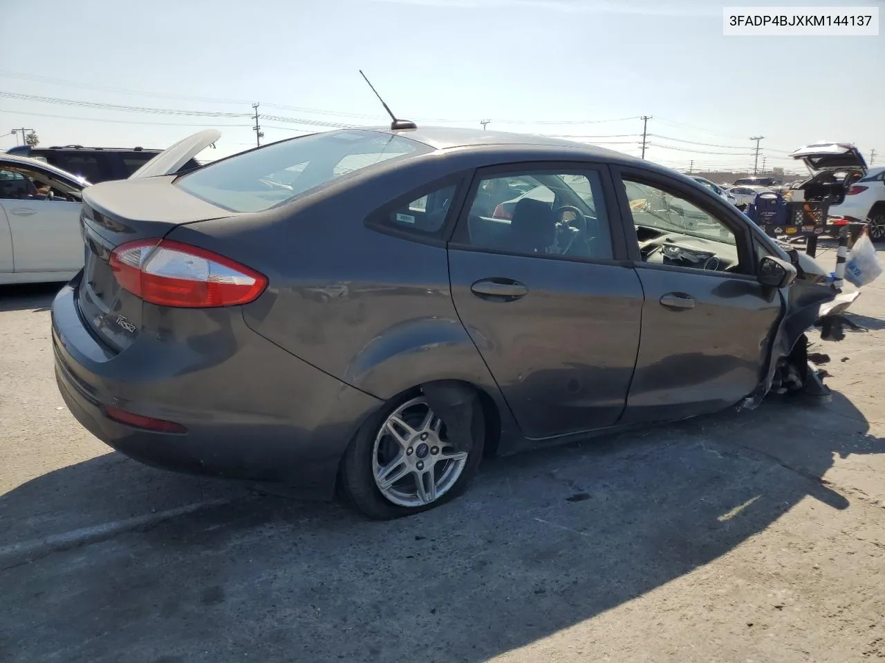 2019 Ford Fiesta Se VIN: 3FADP4BJXKM144137 Lot: 57784144