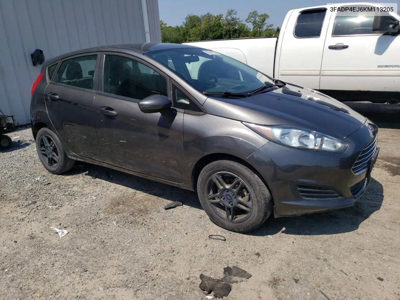 2019 Ford Fiesta Se VIN: 3FADP4EJ6KM113205 Lot: 57904734