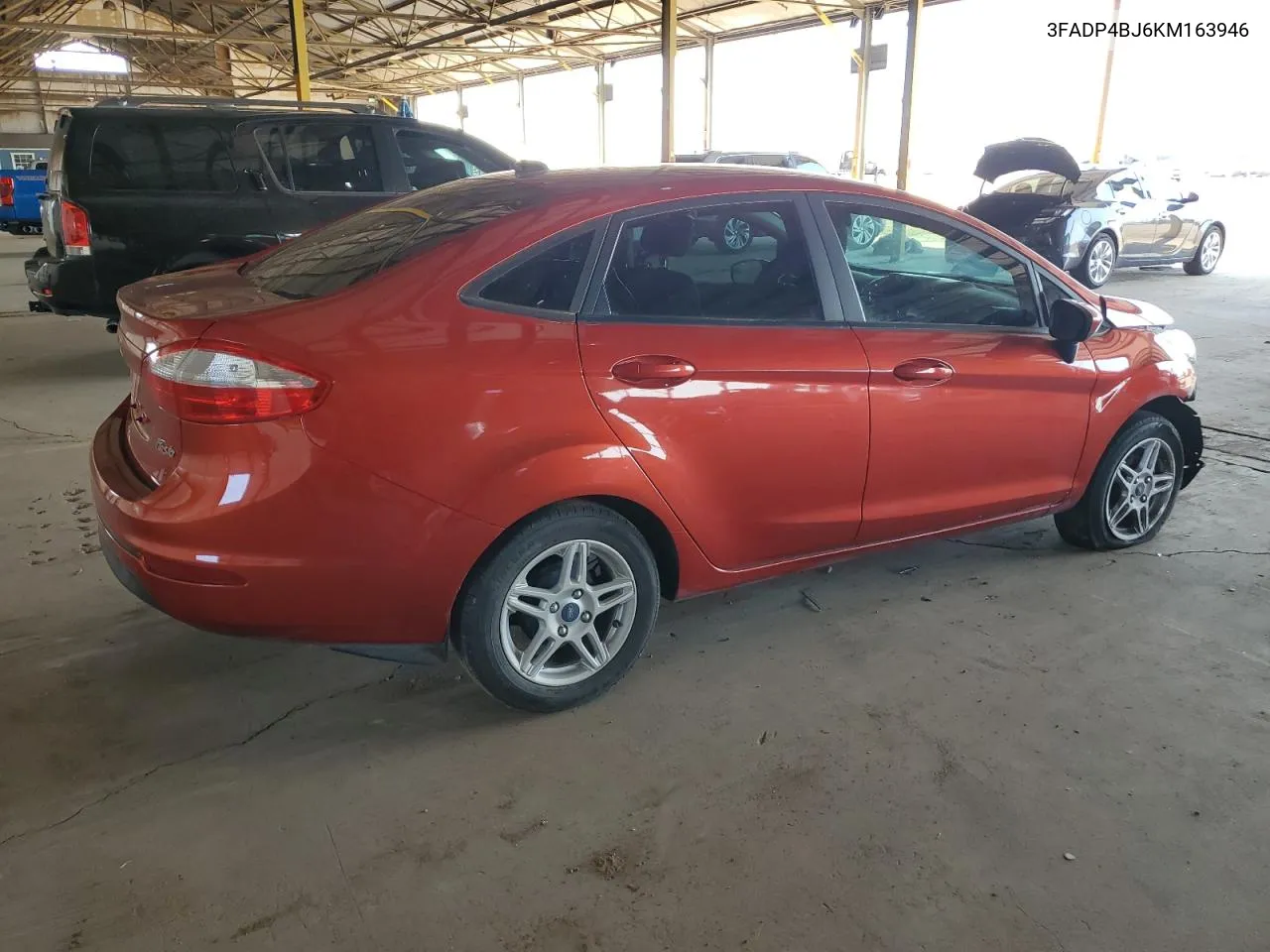 2019 Ford Fiesta Se VIN: 3FADP4BJ6KM163946 Lot: 58121094