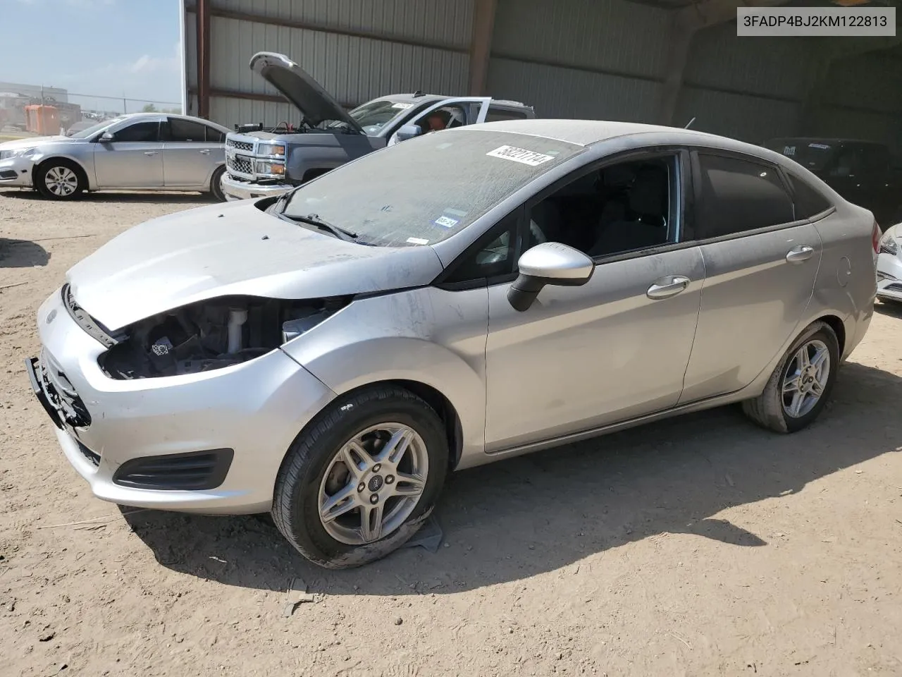 2019 Ford Fiesta Se VIN: 3FADP4BJ2KM122813 Lot: 58221714