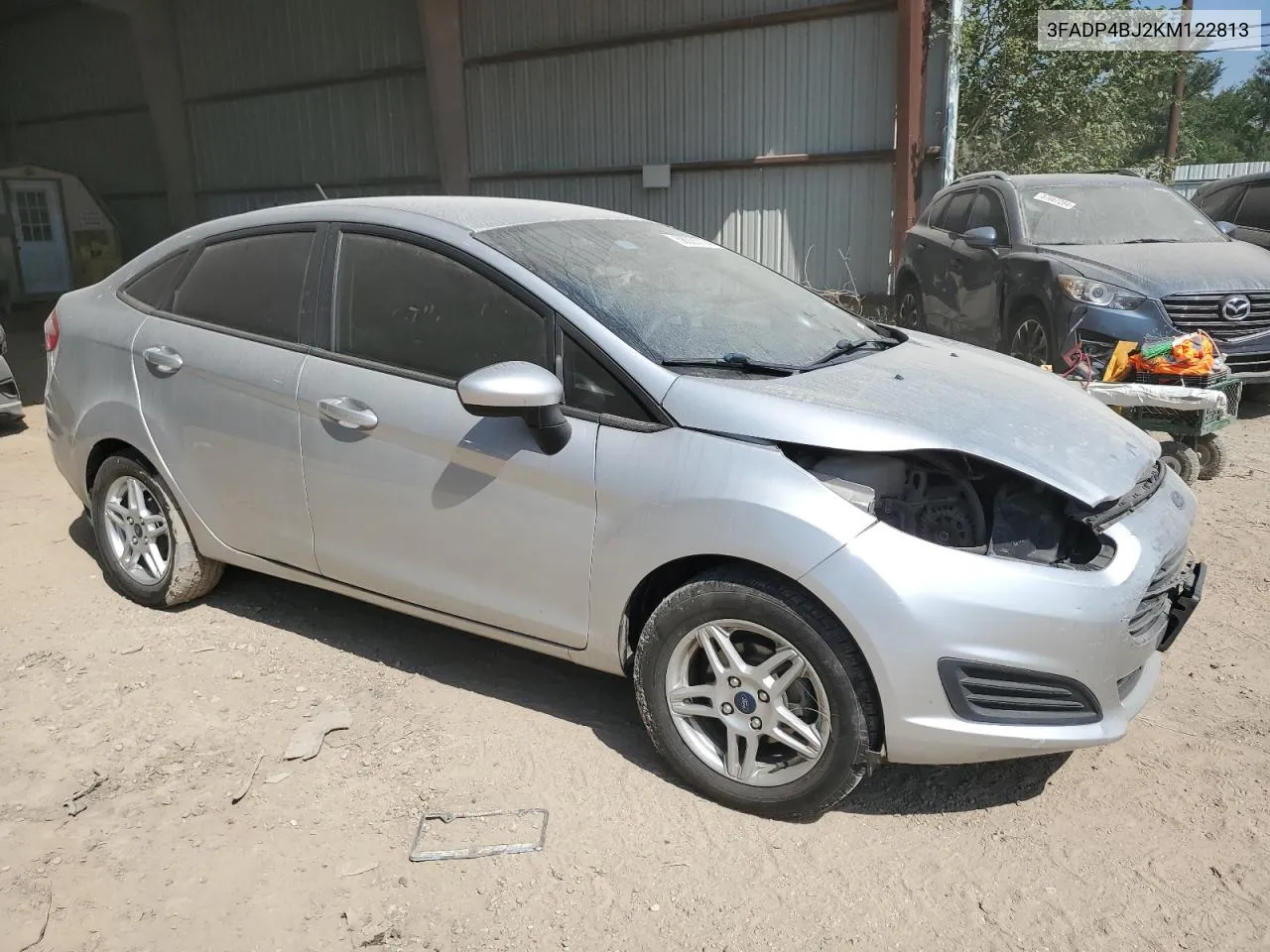 2019 Ford Fiesta Se VIN: 3FADP4BJ2KM122813 Lot: 58221714