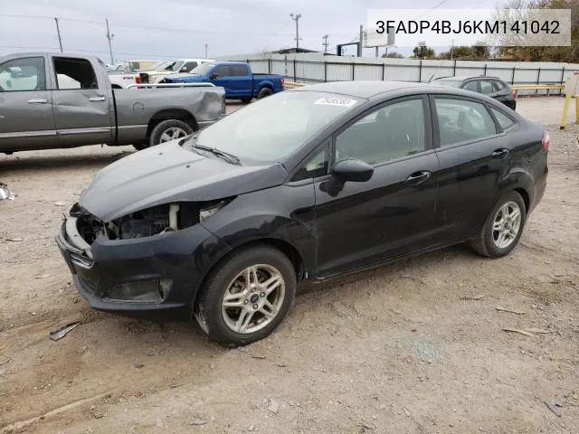 2019 Ford Fiesta Se VIN: 3FADP4BJ6KM141042 Lot: 58387024