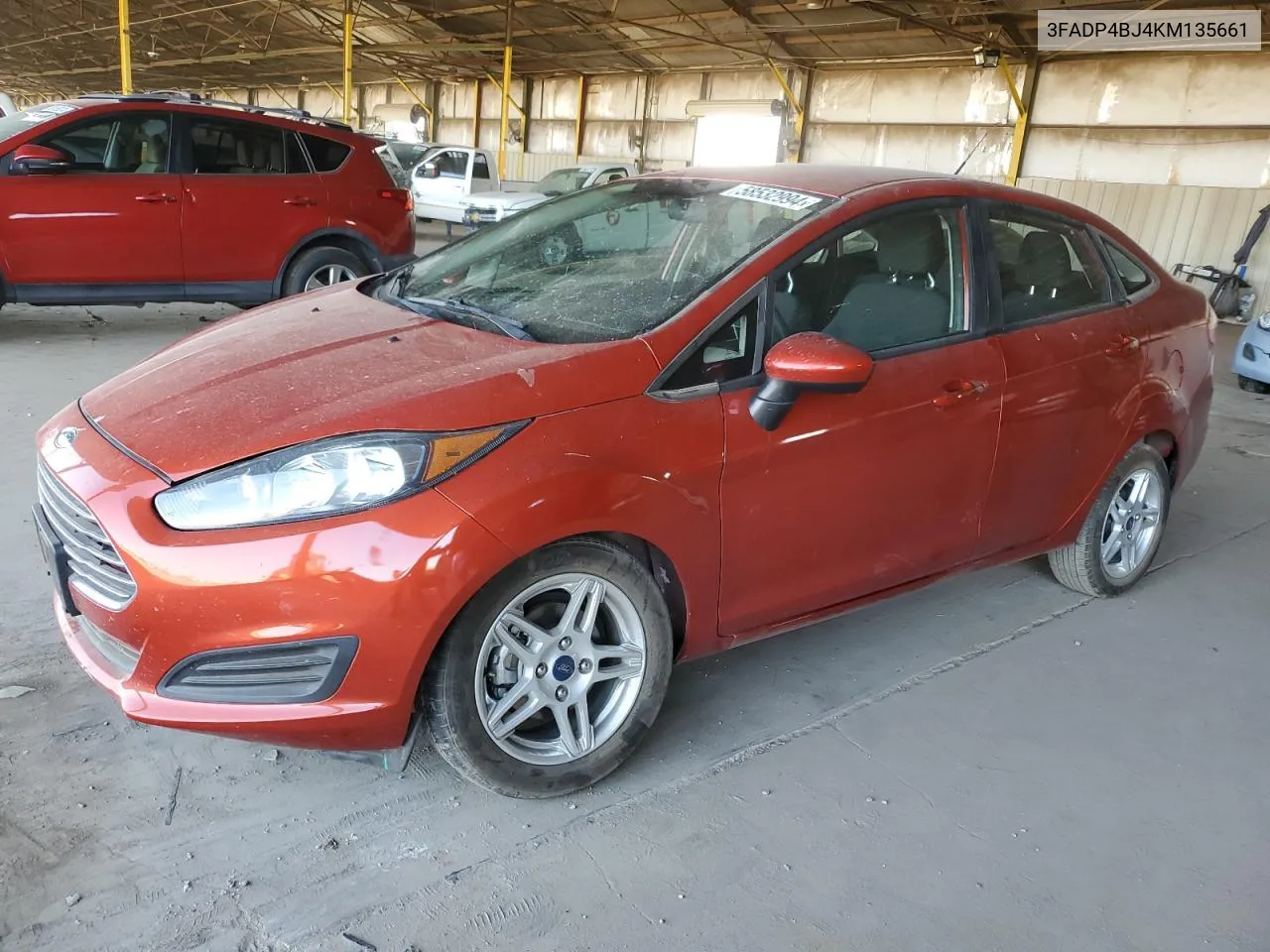 2019 Ford Fiesta Se VIN: 3FADP4BJ4KM135661 Lot: 58532994