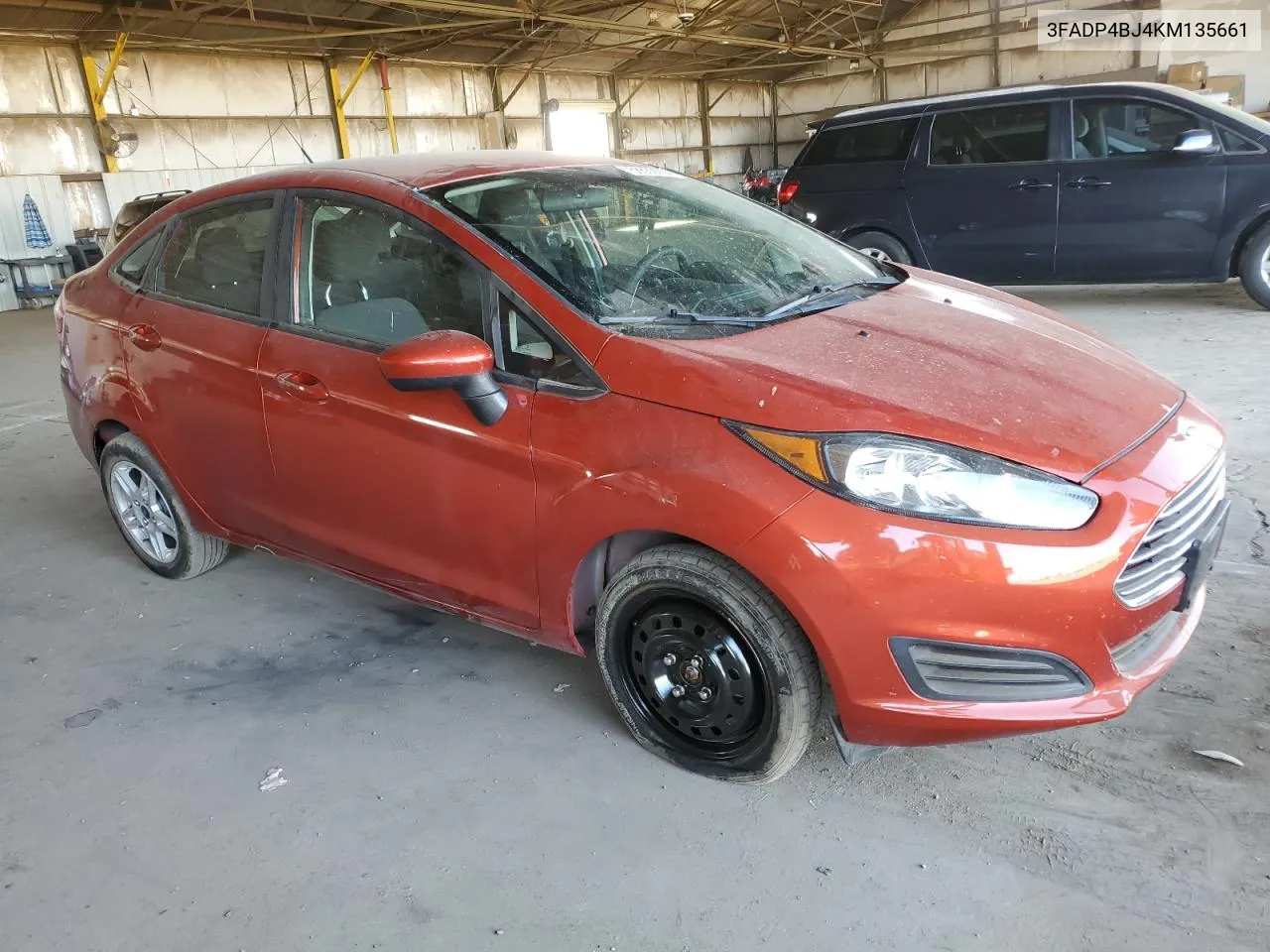 2019 Ford Fiesta Se VIN: 3FADP4BJ4KM135661 Lot: 58532994