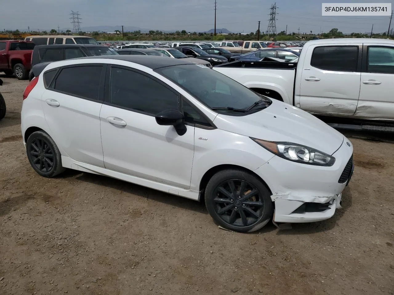 2019 Ford Fiesta St VIN: 3FADP4DJ6KM135741 Lot: 58623474