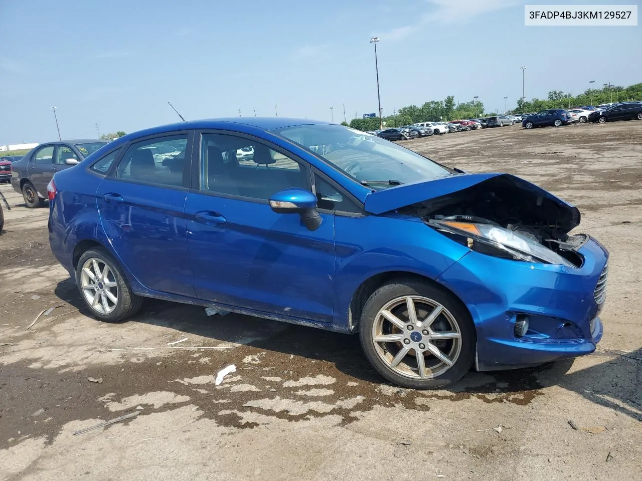 2019 Ford Fiesta Se VIN: 3FADP4BJ3KM129527 Lot: 58945194