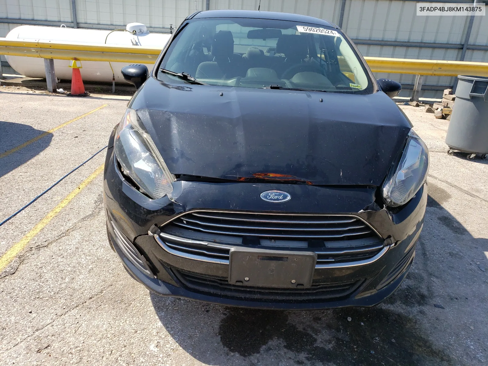 2019 Ford Fiesta Se VIN: 3FADP4BJ8KM143875 Lot: 59020524