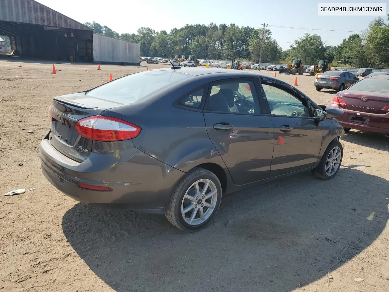 2019 Ford Fiesta Se VIN: 3FADP4BJ3KM137689 Lot: 59056244