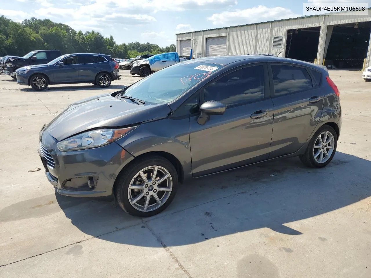 2019 Ford Fiesta Se VIN: 3FADP4EJ5KM106598 Lot: 59076714