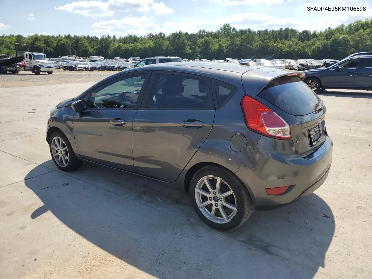 2019 Ford Fiesta Se VIN: 3FADP4EJ5KM106598 Lot: 59076714