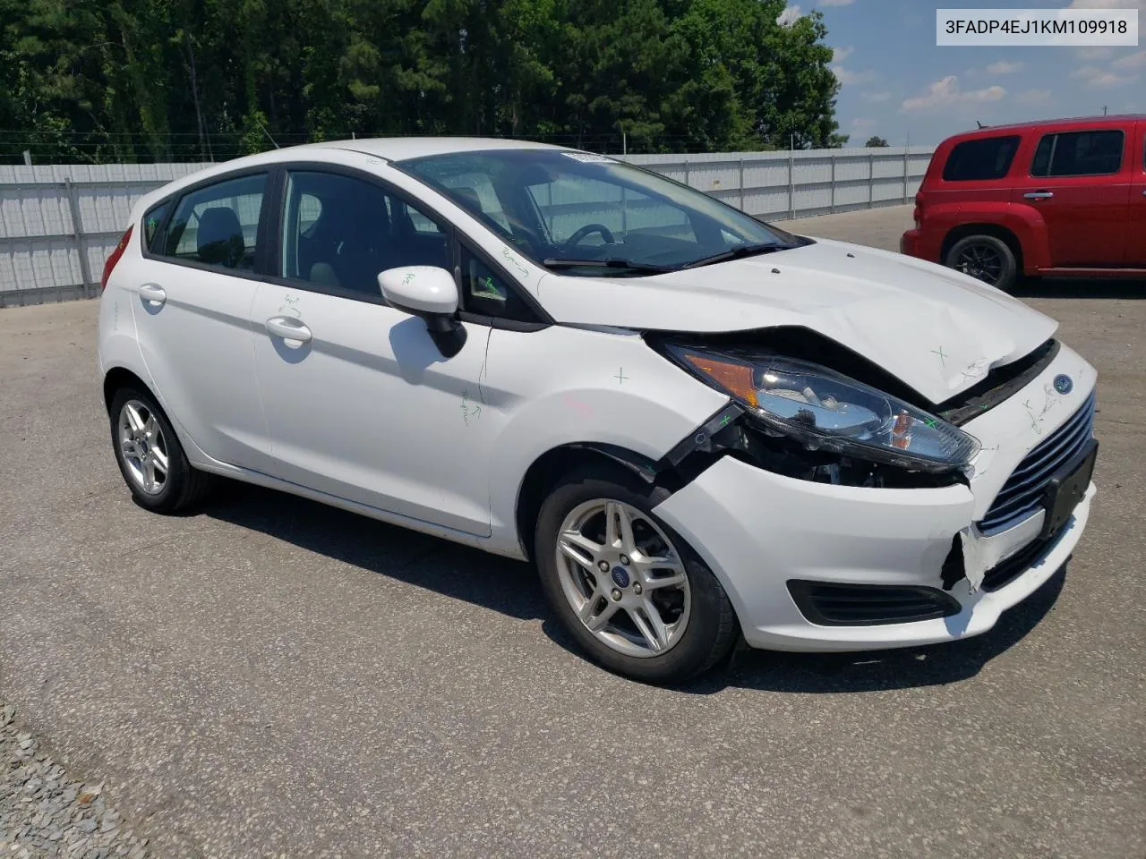 2019 Ford Fiesta Se VIN: 3FADP4EJ1KM109918 Lot: 59153254