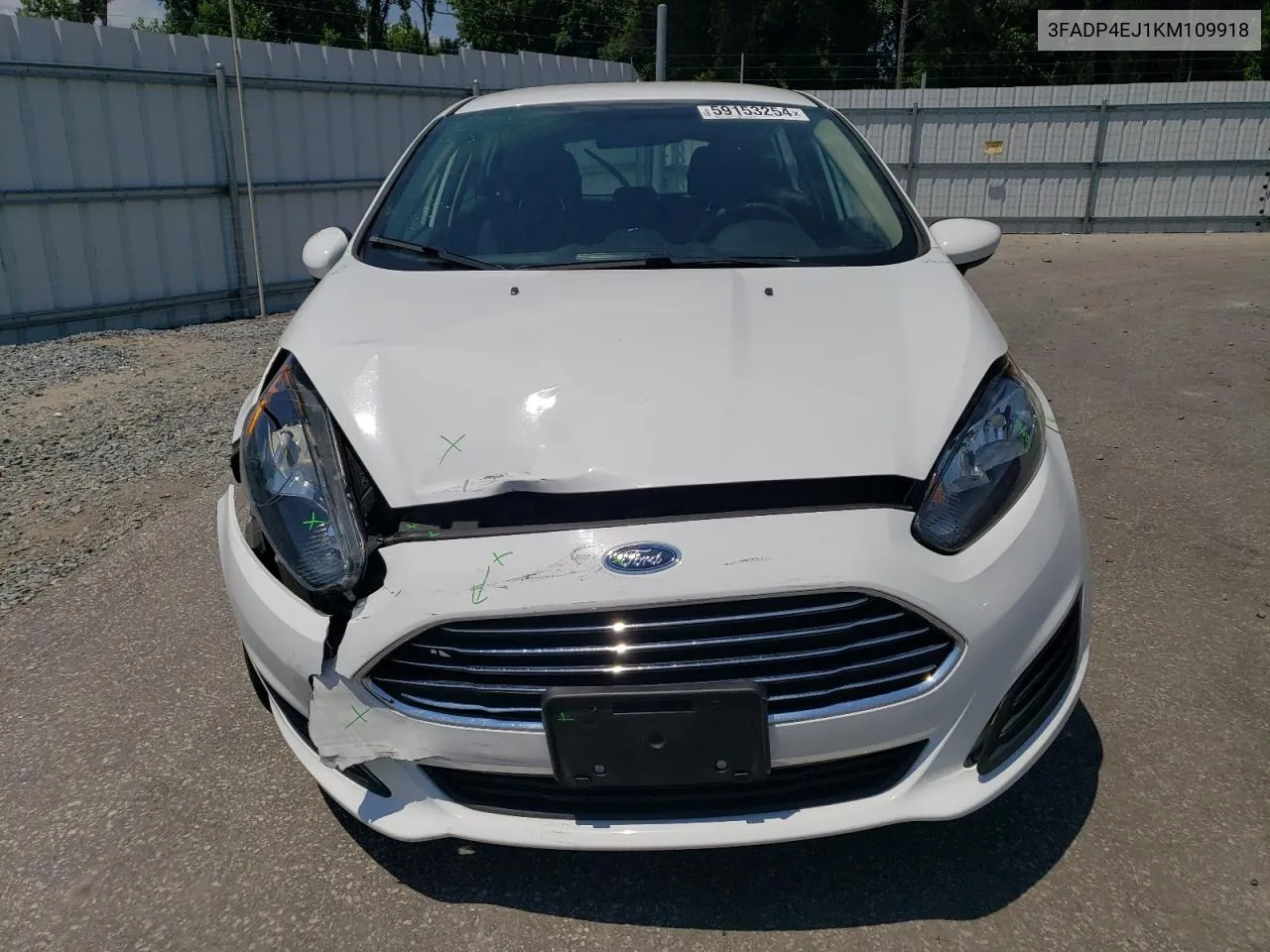 3FADP4EJ1KM109918 2019 Ford Fiesta Se