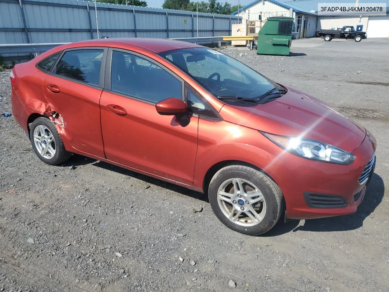 2019 Ford Fiesta Se VIN: 3FADP4BJ4KM120478 Lot: 59335914