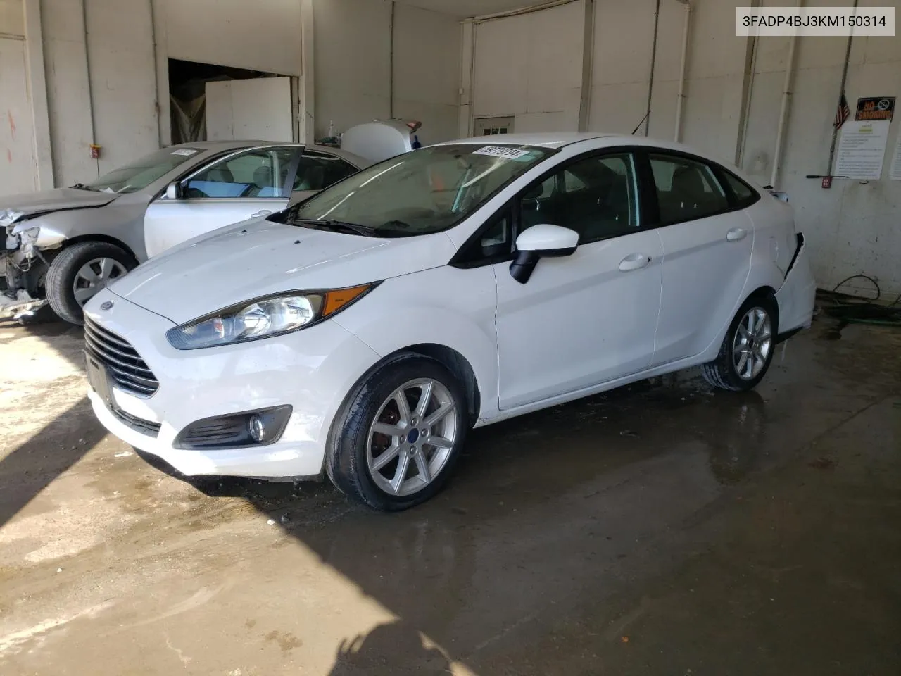 2019 Ford Fiesta Se VIN: 3FADP4BJ3KM150314 Lot: 59779294