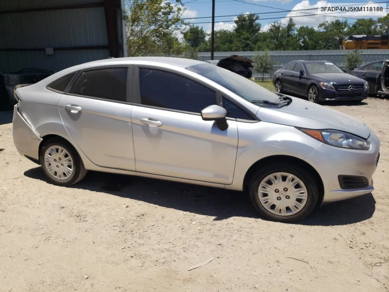 2019 Ford Fiesta S VIN: 3FADP4AJ5KM118188 Lot: 60205314