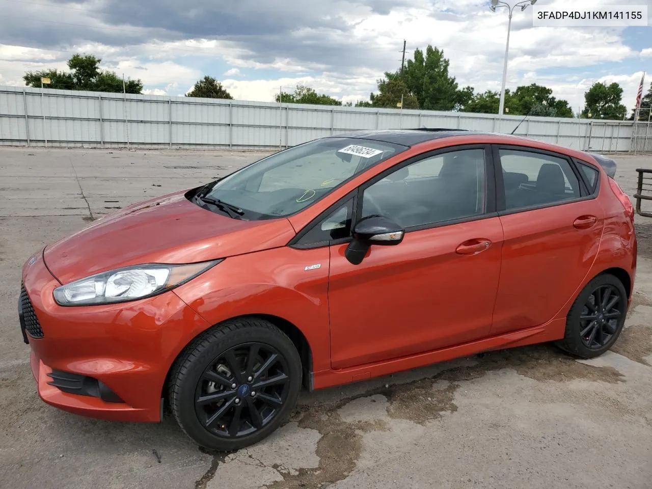 2019 Ford Fiesta St VIN: 3FADP4DJ1KM141155 Lot: 60496234