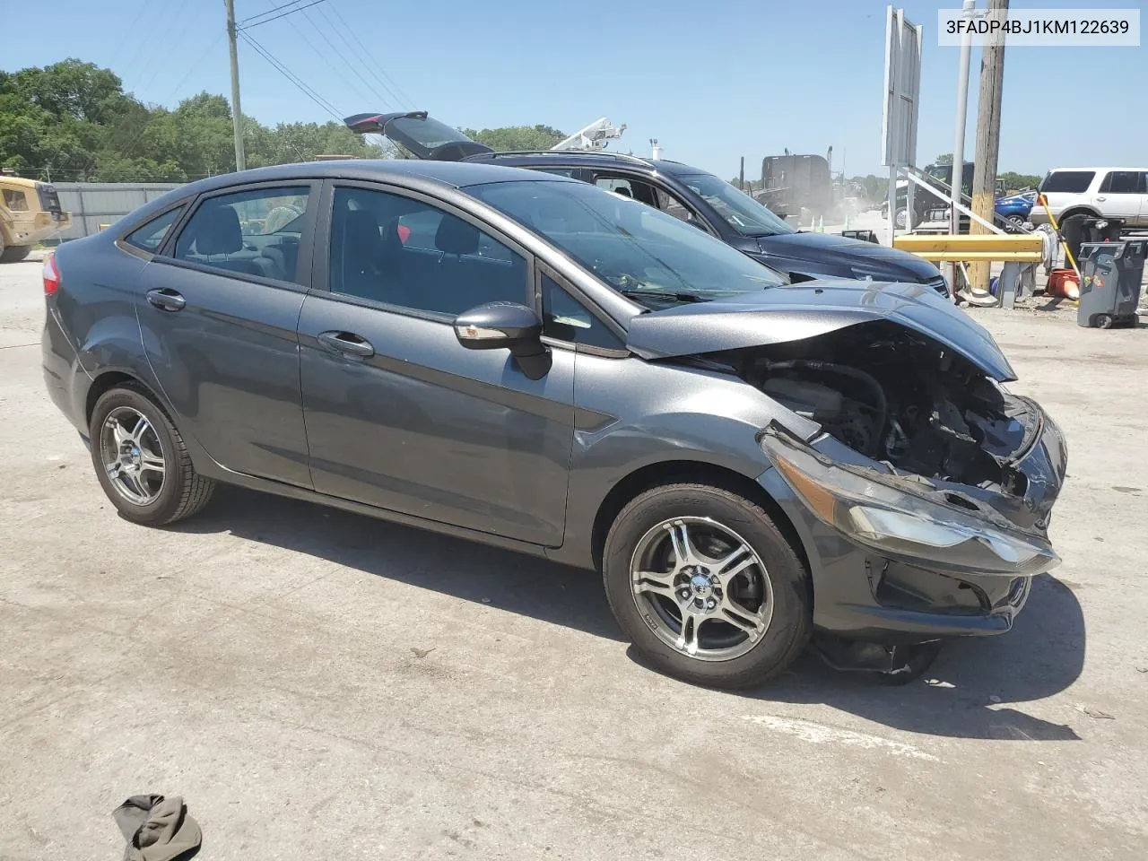 2019 Ford Fiesta Se VIN: 3FADP4BJ1KM122639 Lot: 60726964