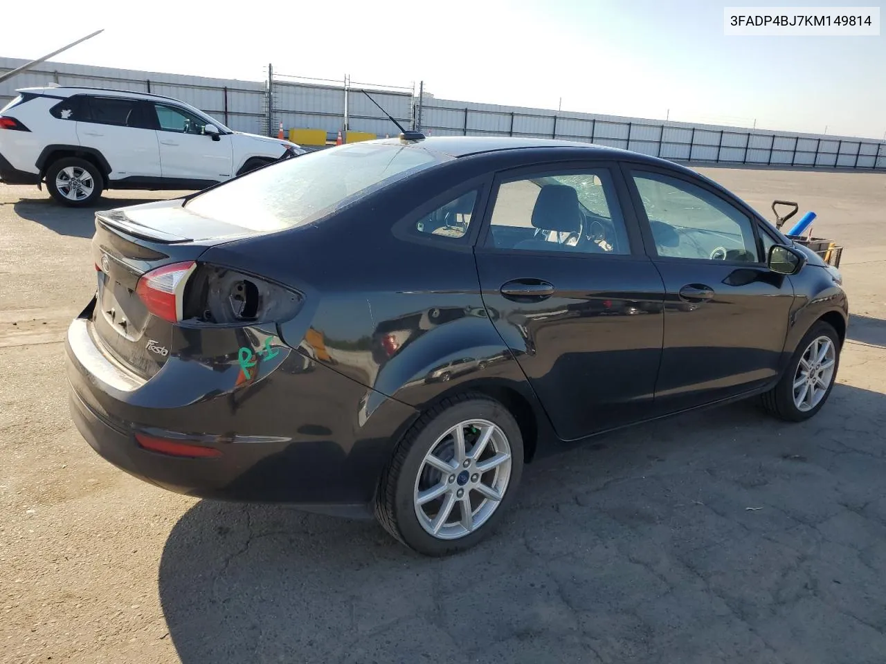 2019 Ford Fiesta Se VIN: 3FADP4BJ7KM149814 Lot: 61270194