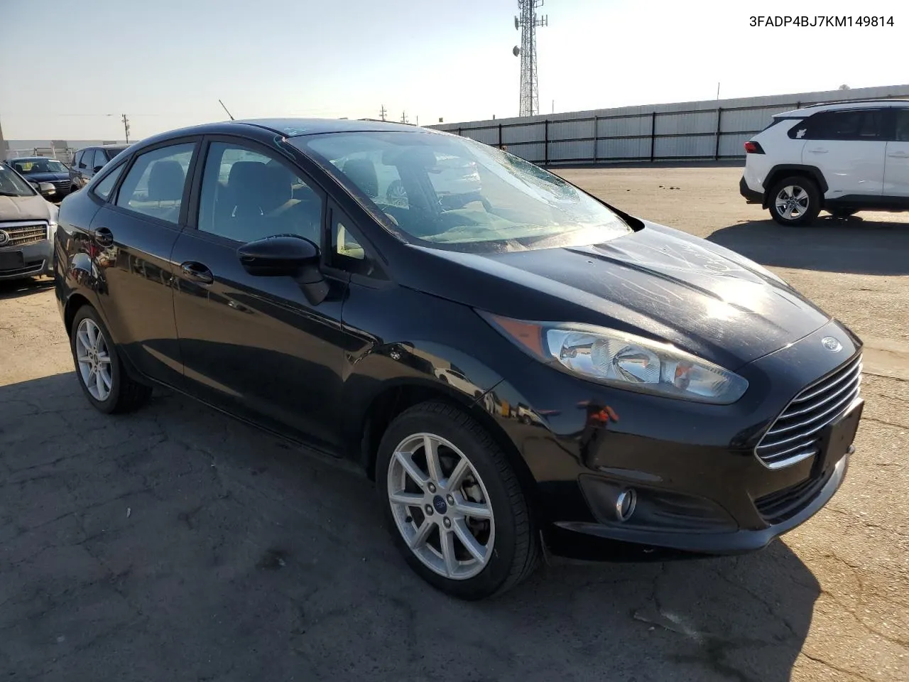 2019 Ford Fiesta Se VIN: 3FADP4BJ7KM149814 Lot: 61270194