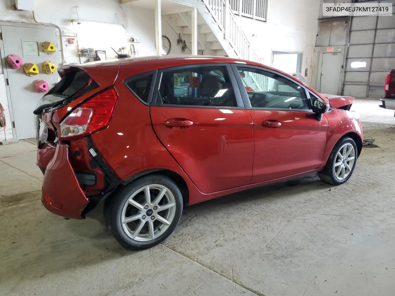 2019 Ford Fiesta Se VIN: 3FADP4EJ7KM127419 Lot: 61641854