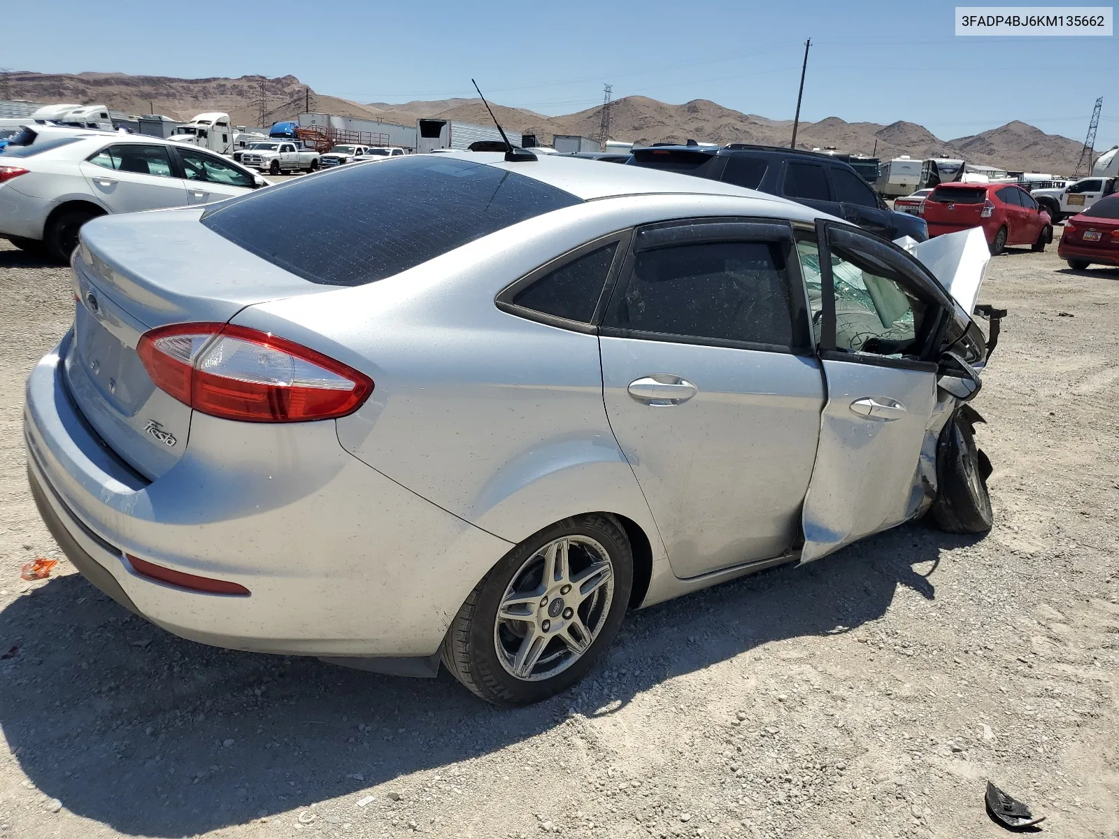 2019 Ford Fiesta Se VIN: 3FADP4BJ6KM135662 Lot: 61693424