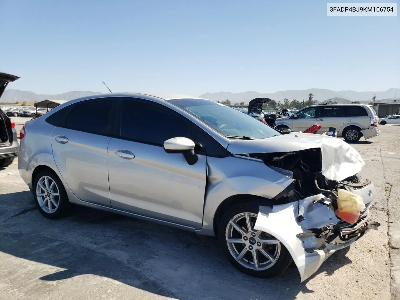 2019 Ford Fiesta Se VIN: 3FADP4BJ9KM106754 Lot: 61695024