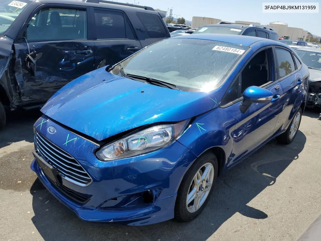 2019 Ford Fiesta Se VIN: 3FADP4BJ9KM131959 Lot: 62480184