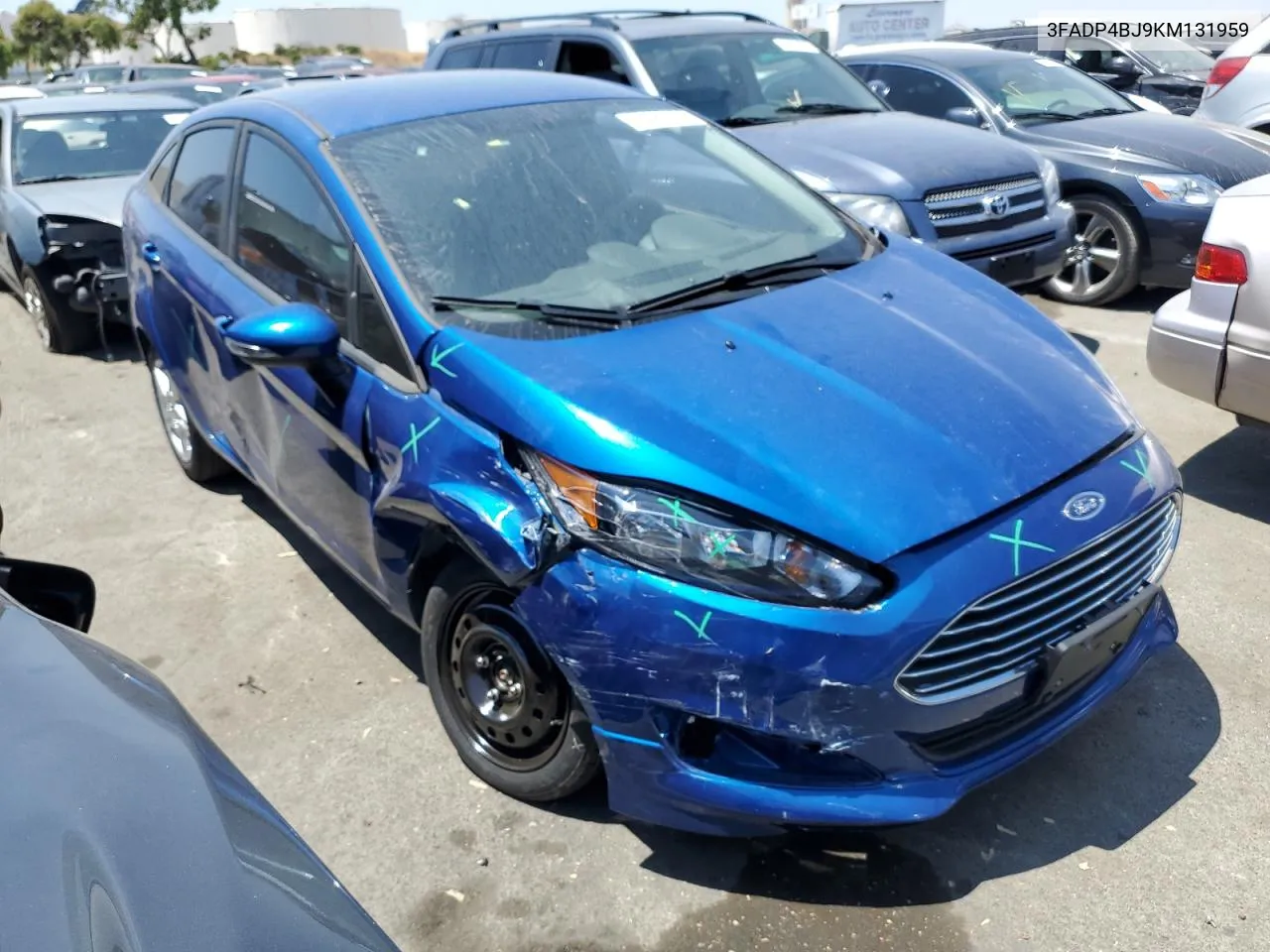 2019 Ford Fiesta Se VIN: 3FADP4BJ9KM131959 Lot: 62480184