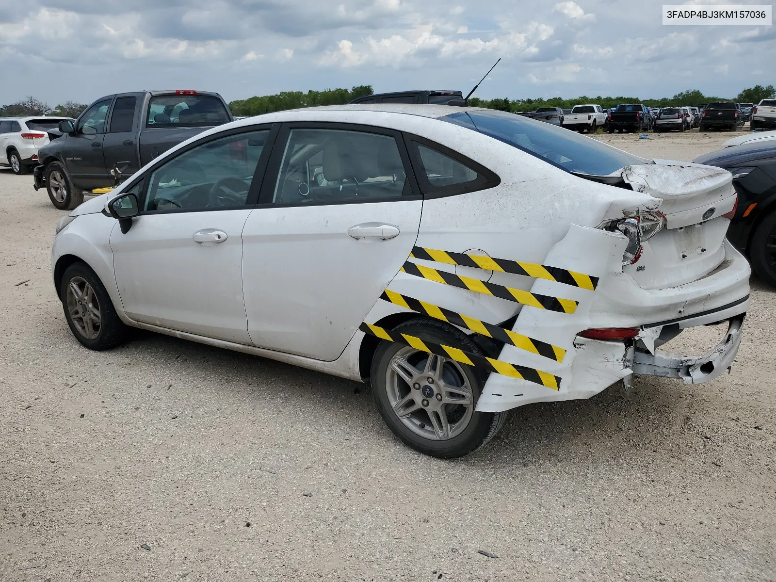 2019 Ford Fiesta Se VIN: 3FADP4BJ3KM157036 Lot: 62946934