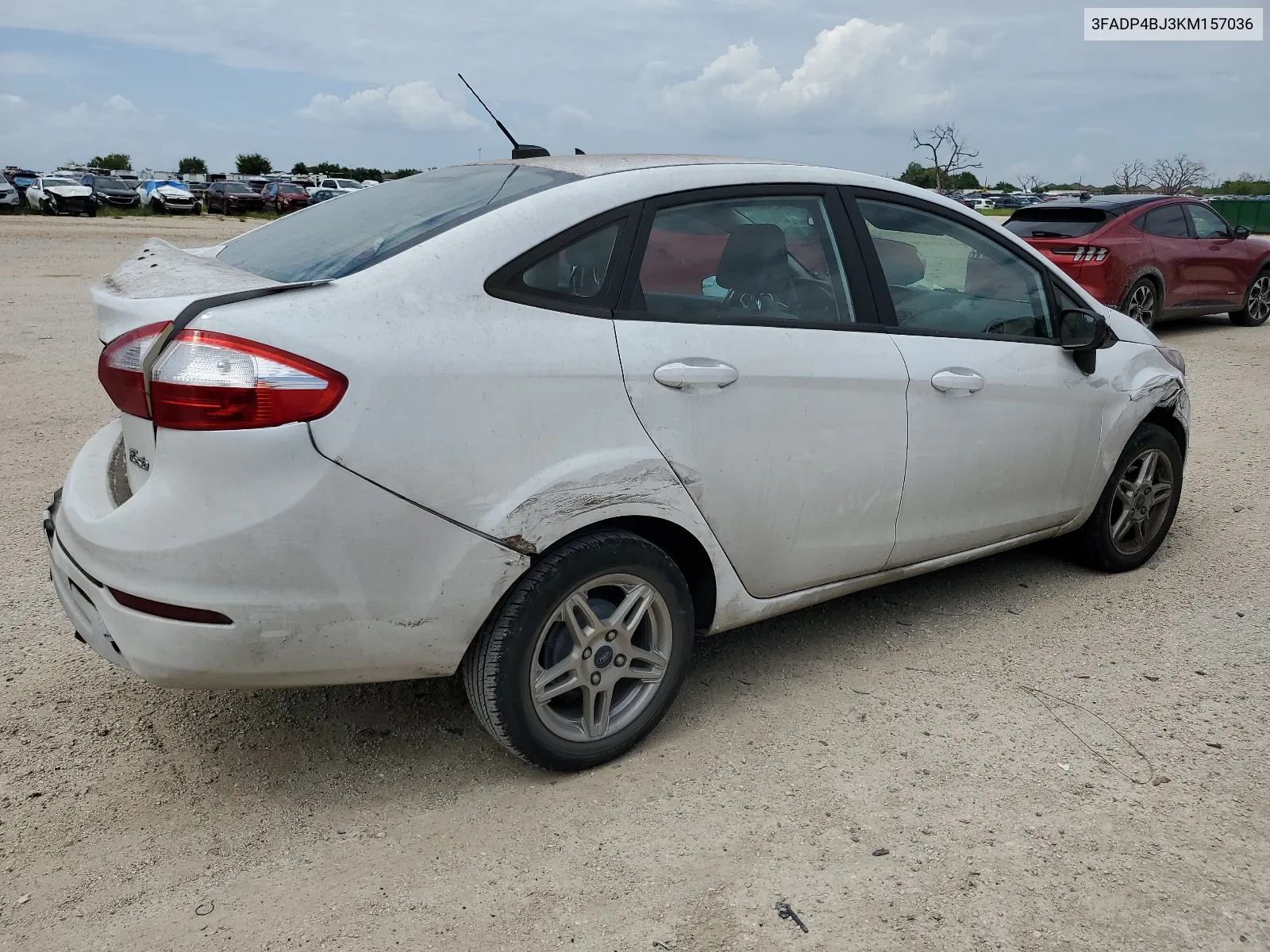 2019 Ford Fiesta Se VIN: 3FADP4BJ3KM157036 Lot: 62946934