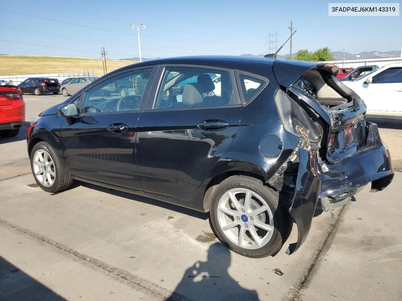 2019 Ford Fiesta Se VIN: 3FADP4EJ6KM143319 Lot: 63072534