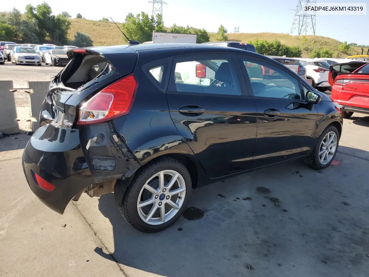 2019 Ford Fiesta Se VIN: 3FADP4EJ6KM143319 Lot: 63072534