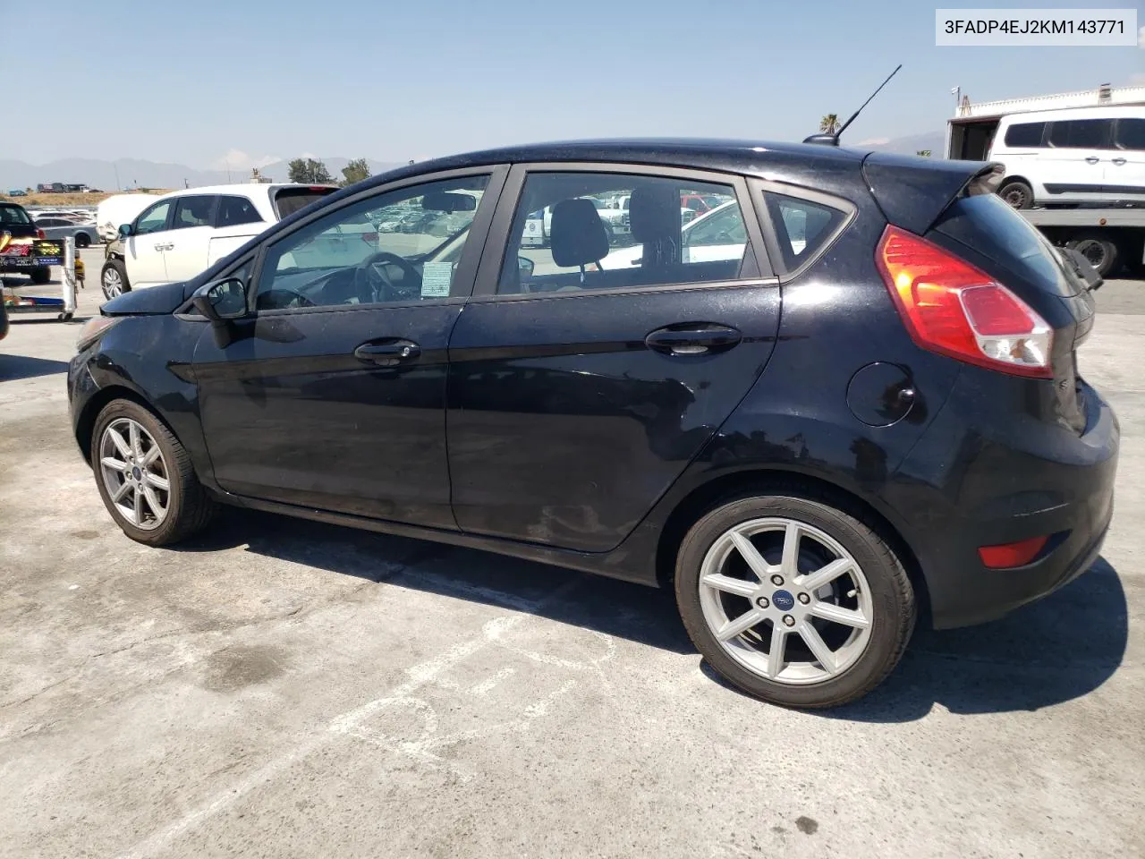 2019 Ford Fiesta Se VIN: 3FADP4EJ2KM143771 Lot: 63123514