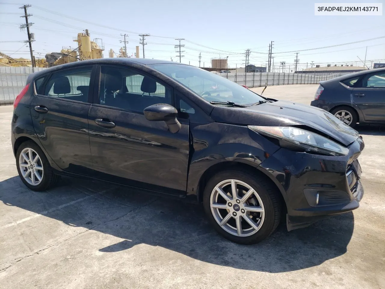 2019 Ford Fiesta Se VIN: 3FADP4EJ2KM143771 Lot: 63123514